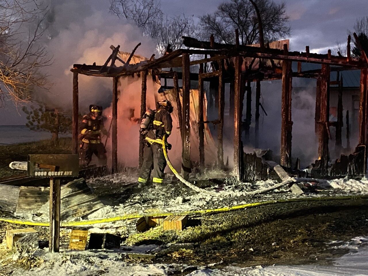 9000 Quest Ave fire